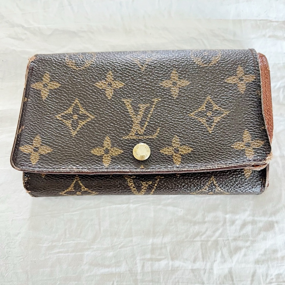 LOUIS VUTTION Vintage Portomonevier Tresor Monogram Wallet ~ 97’ - Picture 3 of 17